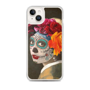Catrina with a pearl earring Clear Case for iPhone®