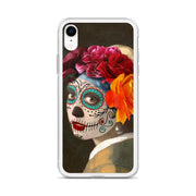 Catrina with a pearl earring Clear Case for iPhone®