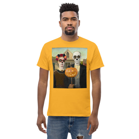 American gothic Day of the dead unisex classic tee